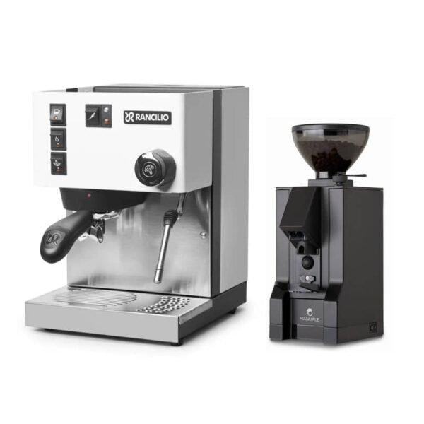 Rancilio Silvia and Eureka Mignon Notte Grinder Bundle