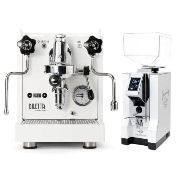 Diletta Bello+ and Eureka Mignon Specialita Grinder Bundle