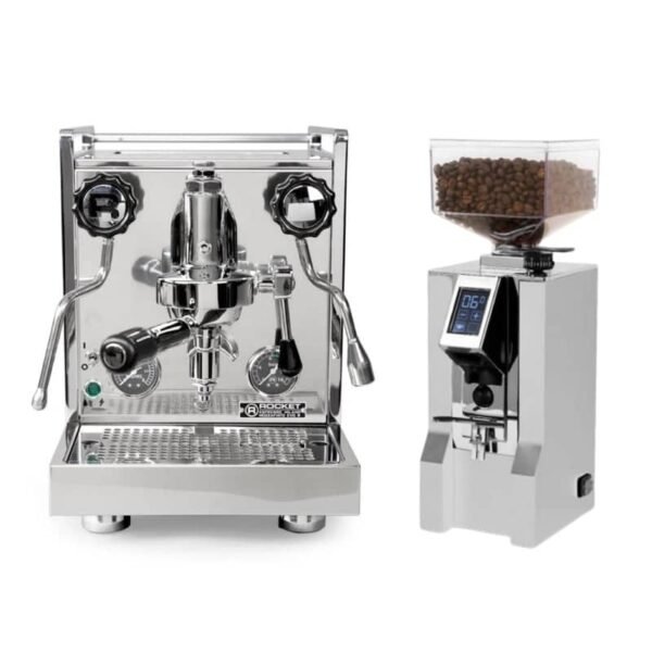 Rocket Espresso Mozzafiato R and Eureka Oro Mignon XL Grinder Bundle - Image 2