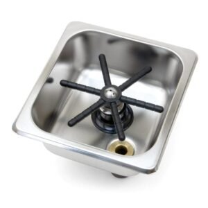 Espresso Parts 6" x 6" Recessed Rinser